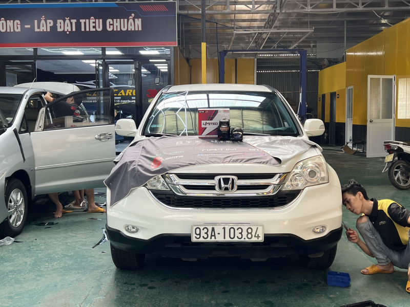 Độ đèn nâng cấp ánh sáng Nâng cấp bi gầm GTR tăng sáng Honda CRV 